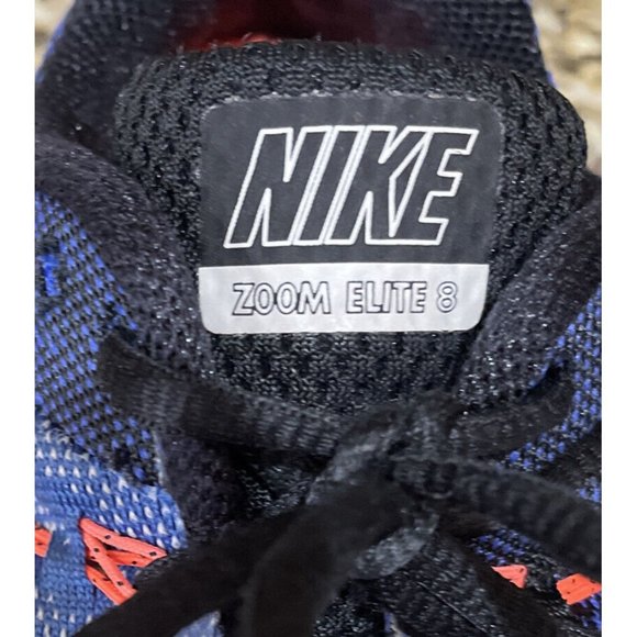 WOMENS NIKE AIR ZOOM ELITE-8 SZ 8 Blue KNIT SNEAKERS/RUNNING/WORKOUT SHOES - Picture 10 of 12